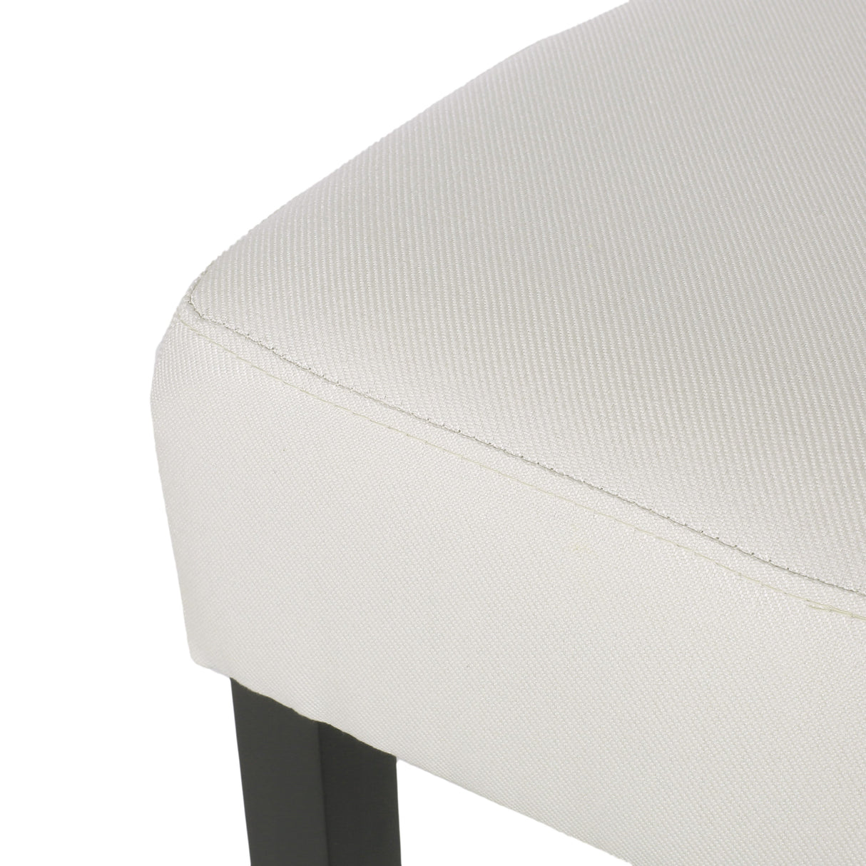 Set of 2, 26.75" Backless Fabric Counter Height Barstool