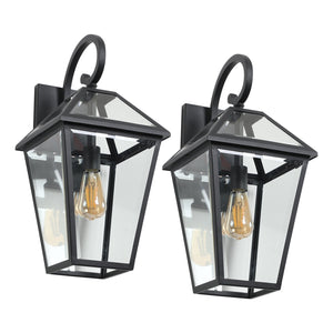 21" Outdoor Wall Lantern Light – Modern