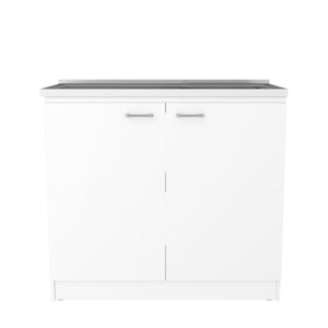 Utility Sink Vernal Kitchen Sink Cabinet with Storage Shelf - Stainless Steel