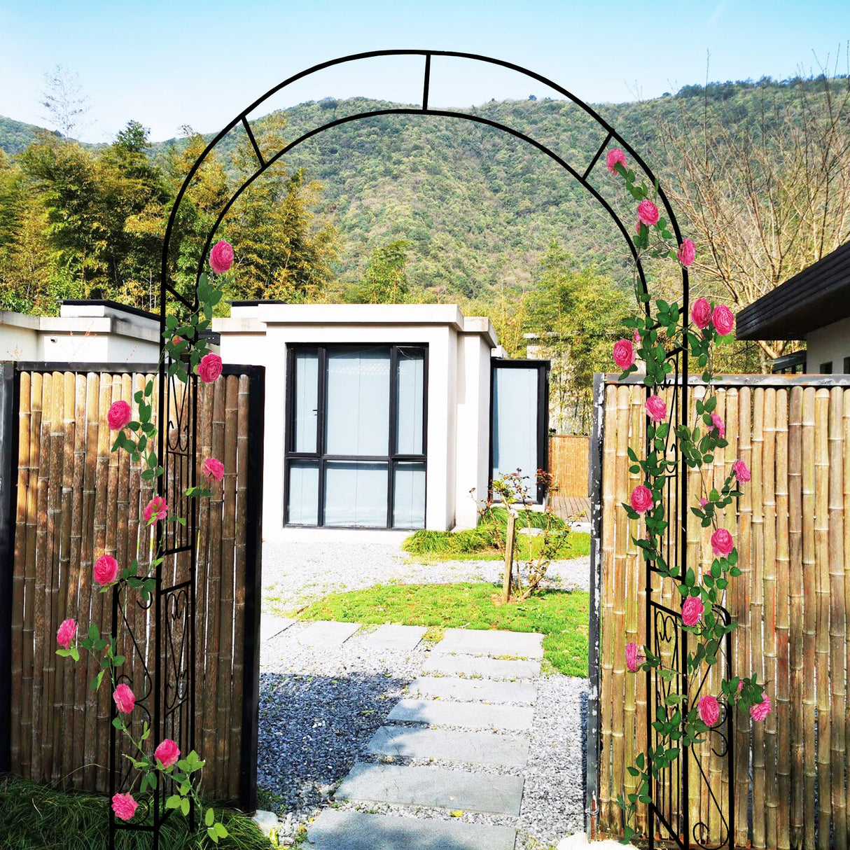Metal Garden Arch W55'' x H94.5''