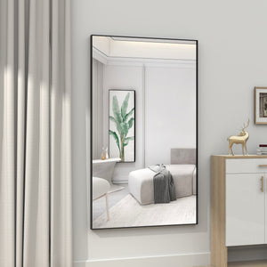 60" x 36" Oversized Modern Rectangle Bathroom Mirror