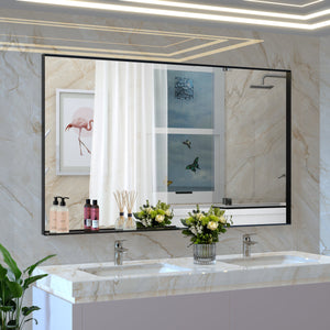 60" x 36" Oversized Modern Rectangle Bathroom Mirror