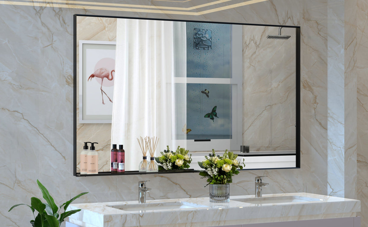 60" x 36" Oversized Modern Rectangle Bathroom Mirror