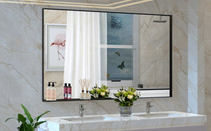 60" x 36" Oversized Modern Rectangle Bathroom Mirror