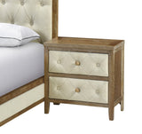 Tufted Drawer Night Stand