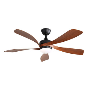 52 Inch Indoor Ceiling Fan With 3 Color Dimmable LED Light and Remote Control