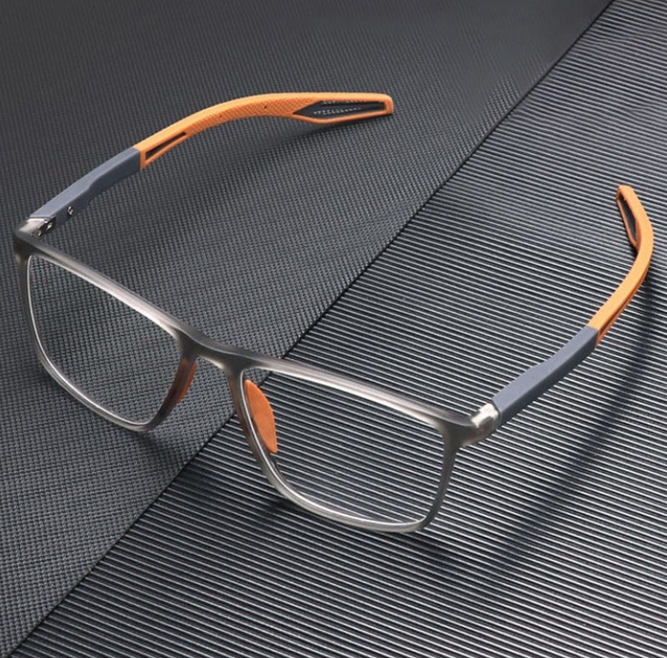 Progressive Reading Glasses Titanium Frame Blue Light Blocking Multifocal Eyeglasses