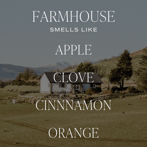 Farmhouse Soy Candle - Tinted Glass Jar - 12 oz
