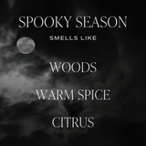 Spooky Season Soy Candle - Orange Matte Jar - 15 oz (Cozy Season)