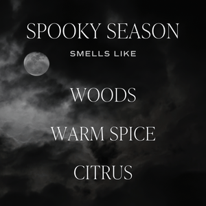 Spooky Season Soy Candle - Orange Matte Jar - 15 oz (Cozy Season)