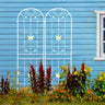 2 Pack Metal Garden Trellis 86.7" x 19.7"
