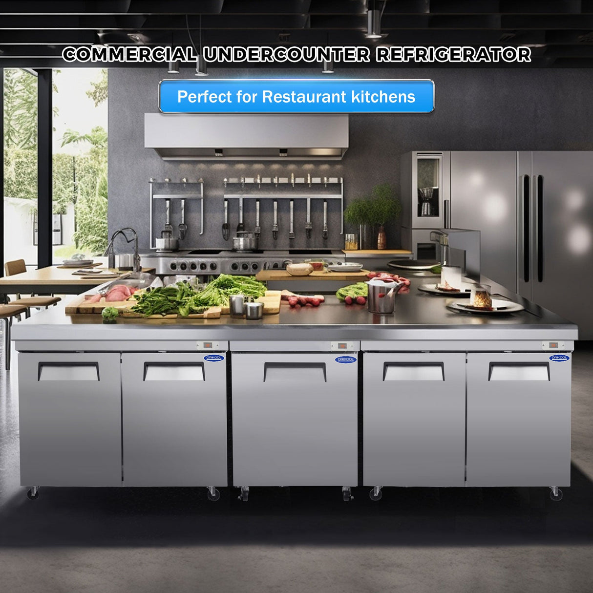 Orikool 29 In Commercial Undercounter Refrigerators