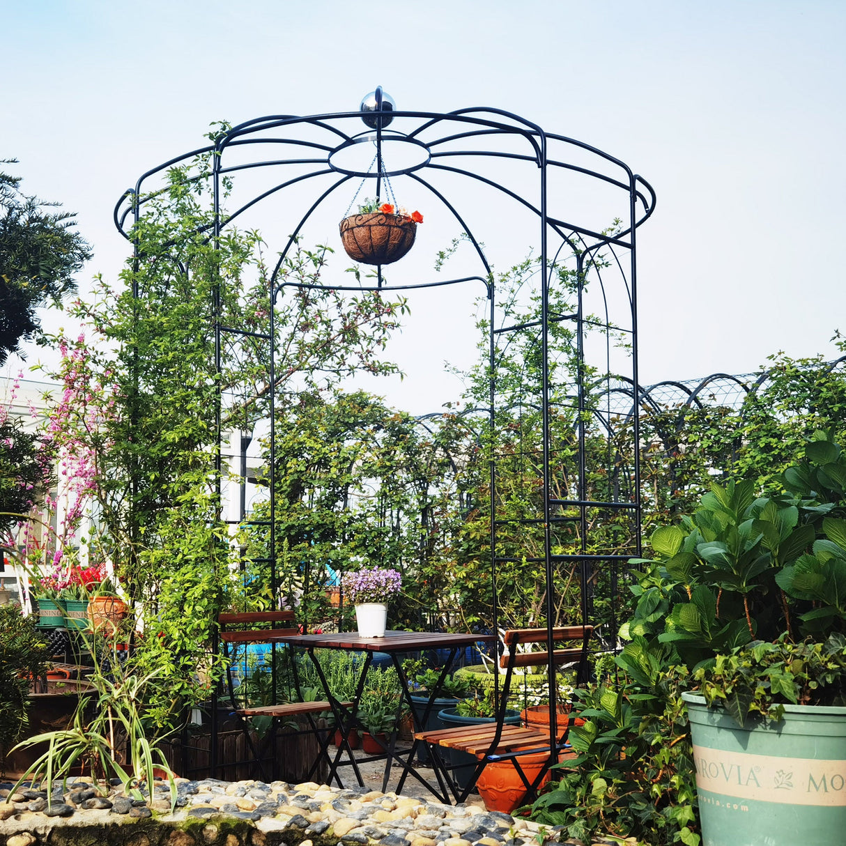Metal Garden Arch Iron Garden Arbors Gazebo