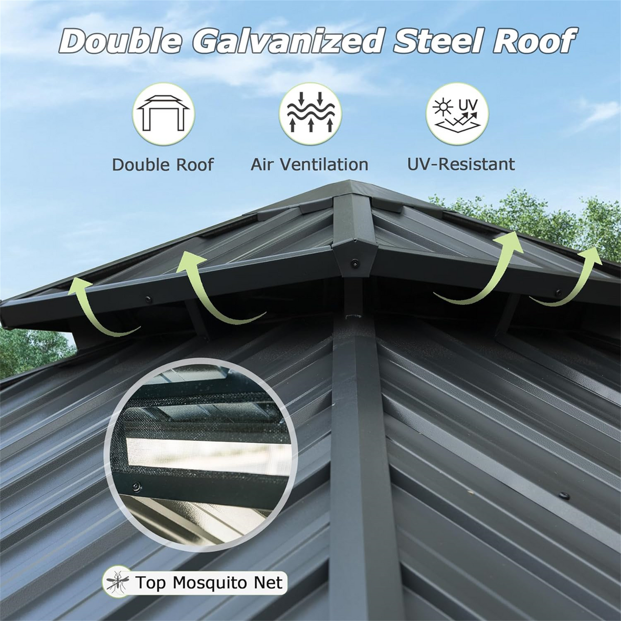 8' X 8' Hardtop Gazebo