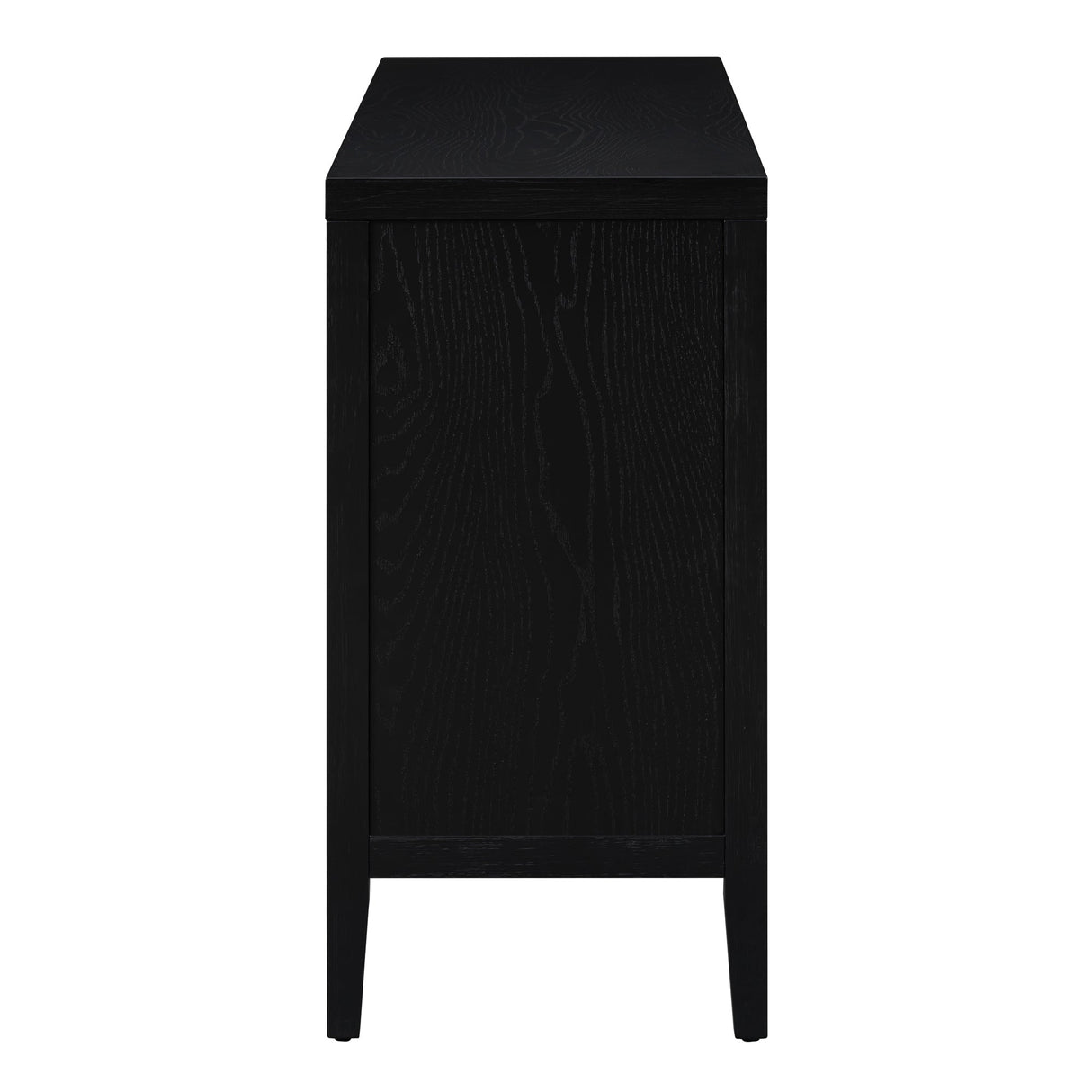 Circular Groove Design Retro Sideboard