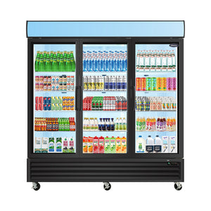 ORIKOOL Glass Door Merchandiser Refrigerator 70 Cu.ft