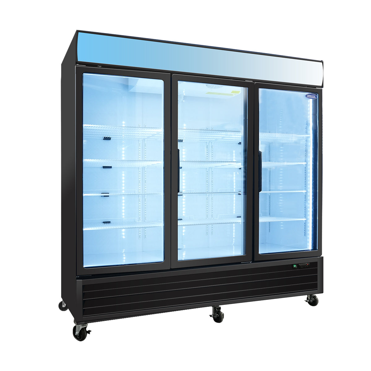 ORIKOOL Glass Door Merchandiser Refrigerator 70 Cu.ft