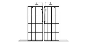 Goodyo 46" X 72" Shower Screen for Walk-in Wet-room