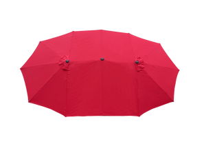 15Ft x 9Ft Double-Sided Patio Umbrella