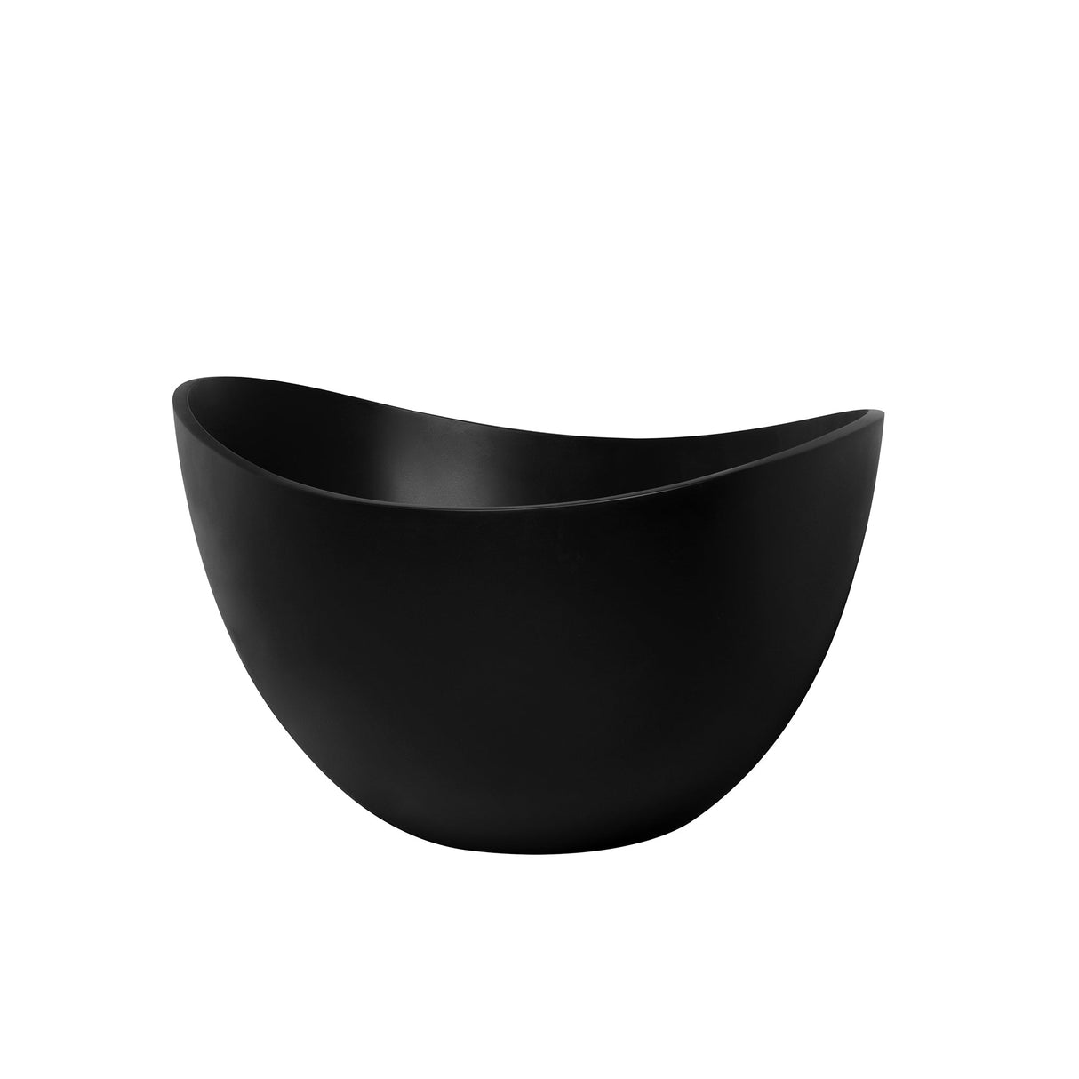 71 Inch Freestanding Solid Surface Soaking Bathtub