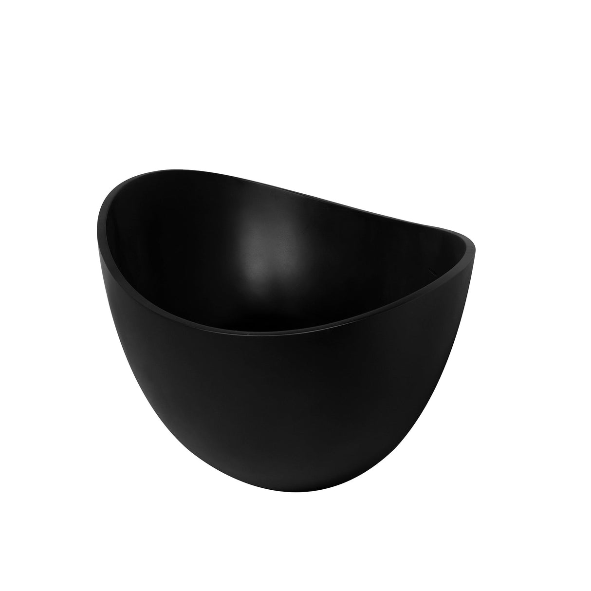 71 Inch Freestanding Solid Surface Soaking Bathtub