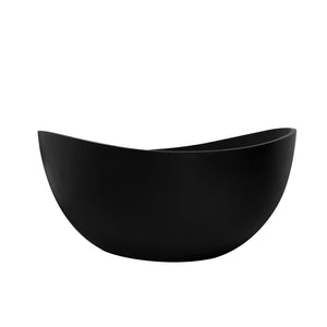 71 Inch Freestanding Solid Surface Soaking Bathtub