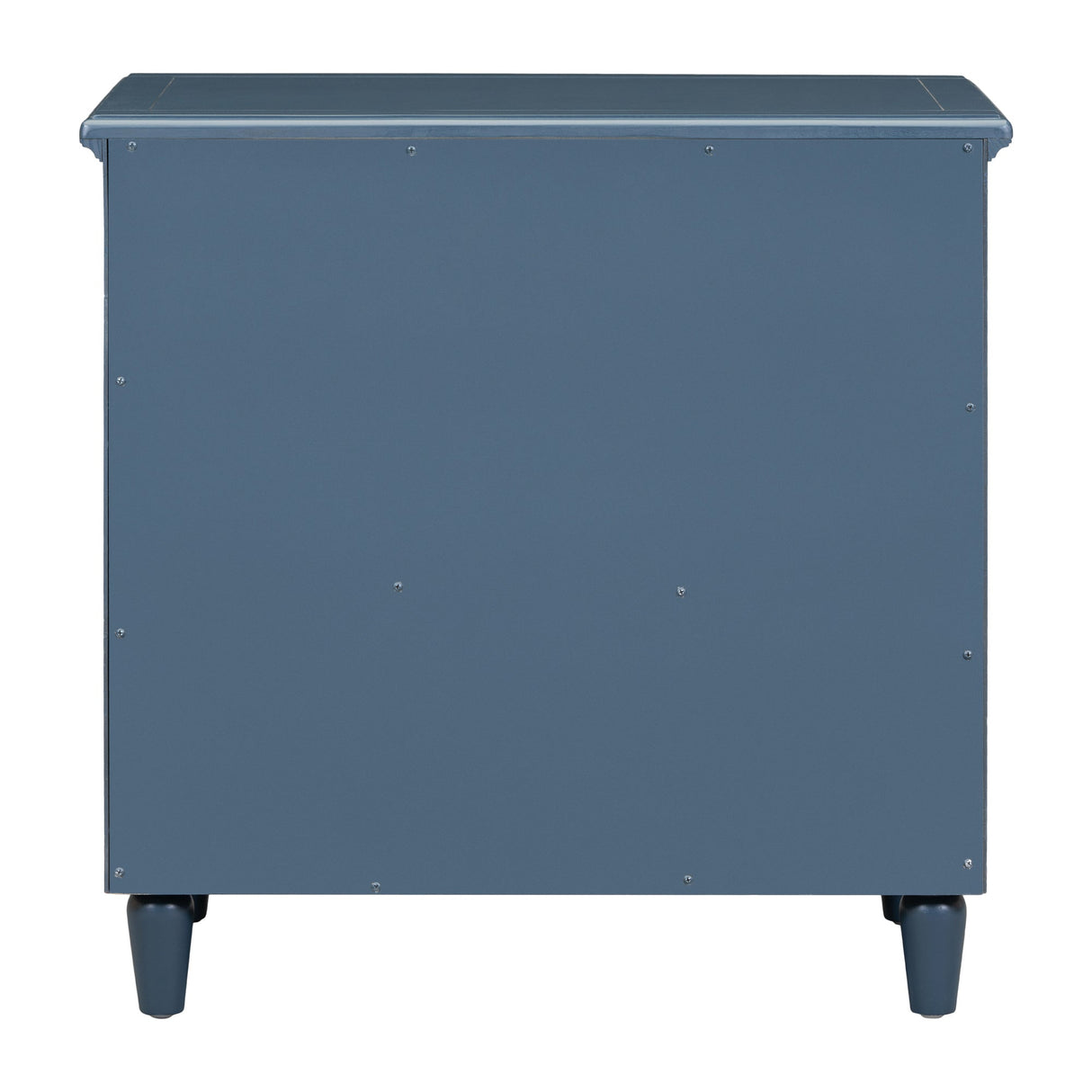 U_STYLE 28'' Pine Wood Nightstand with 3 Drawers