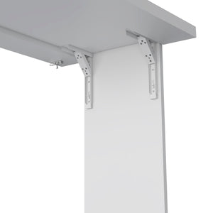 Wall Foldable Table with Multiple Shelves