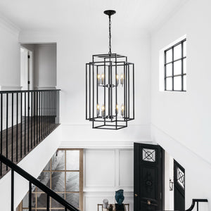 Geometric Foyer Chandelier