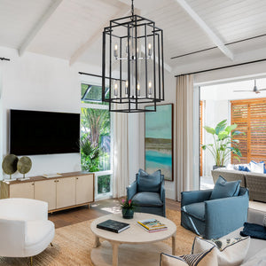 Geometric Foyer Chandelier