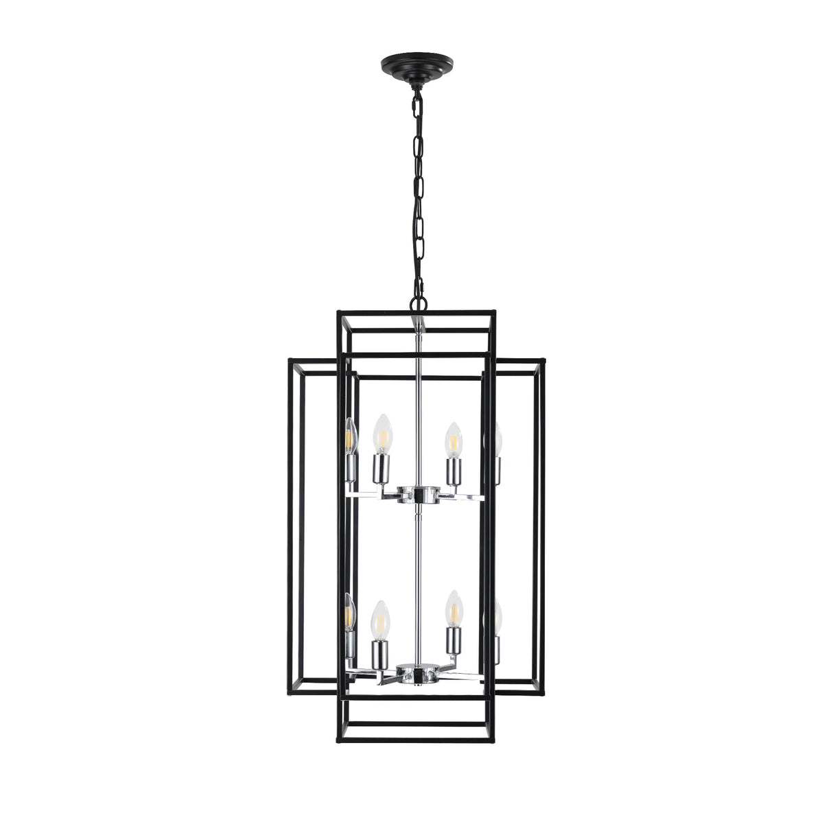 Geometric Foyer Chandelier