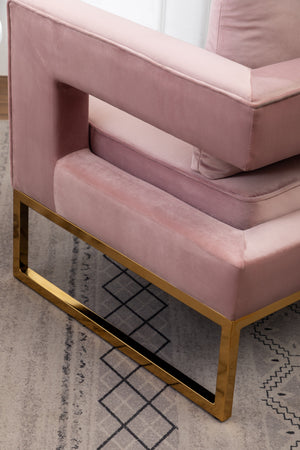 Lenola Contemporary Upholstered Accent Arm Chair