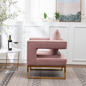 Lenola Contemporary Upholstered Accent Arm Chair