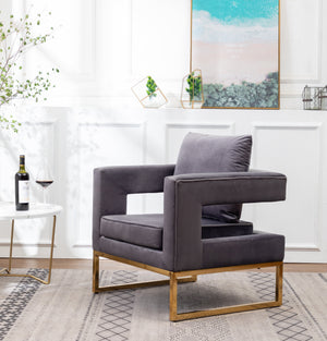 Lenola Contemporary Upholstered Accent Arm Chair