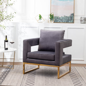 Lenola Contemporary Upholstered Accent Arm Chair