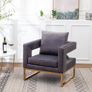 Lenola Contemporary Upholstered Accent Arm Chair
