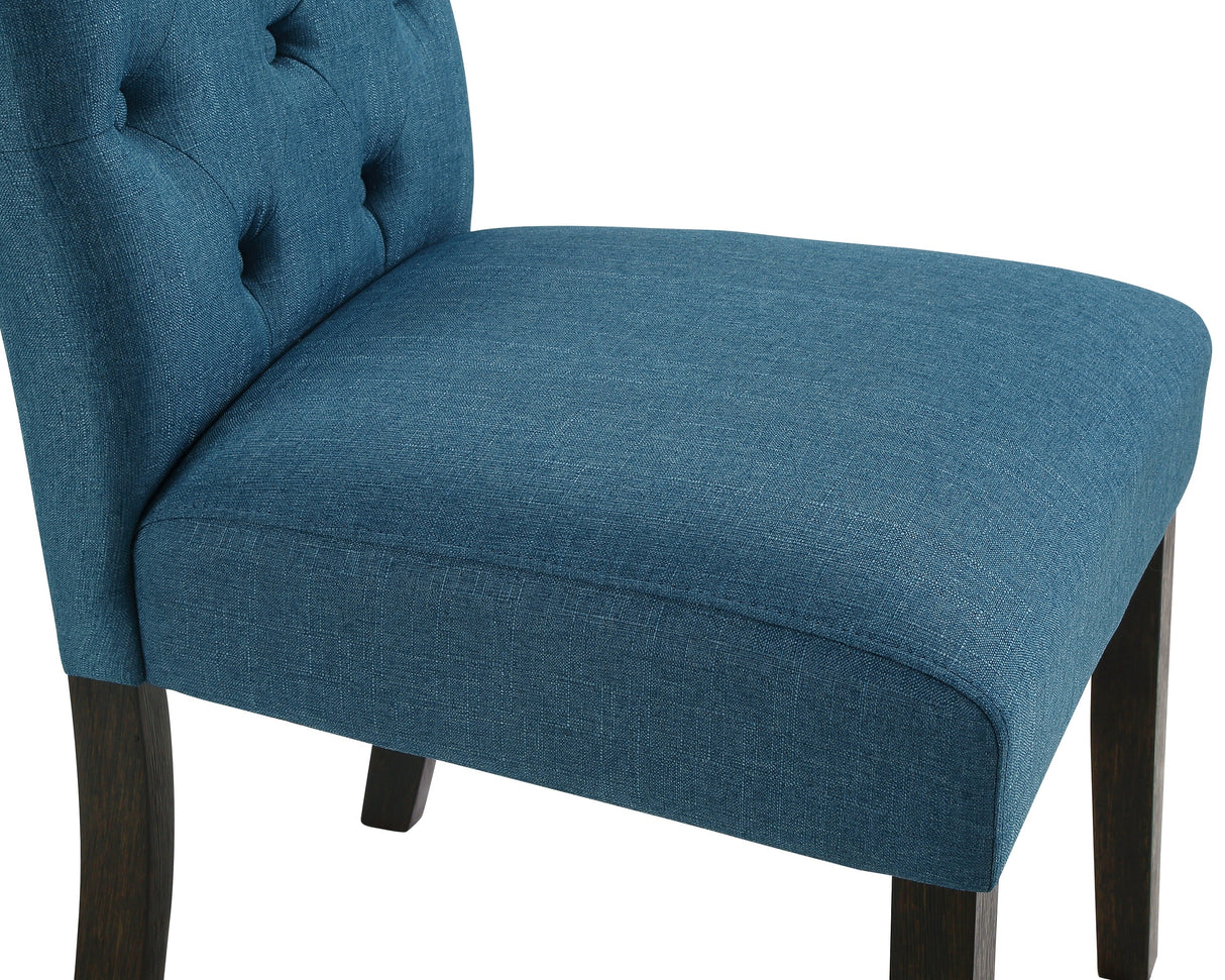 Levi Button Tufted Upholstered Dining Chair, Set of 2