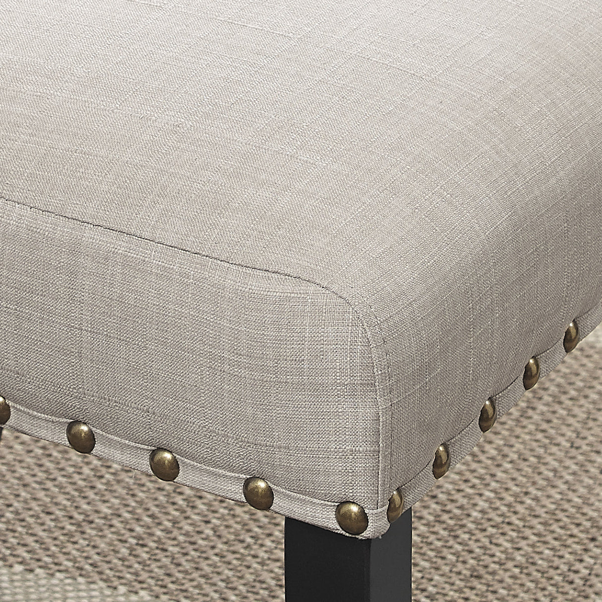 Eleanor Upholstered Dining Chairs with Nailhead Trim, Set of 2
