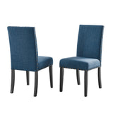 Eleanor Upholstered Dining Chairs with Nailhead Trim, Set of 2