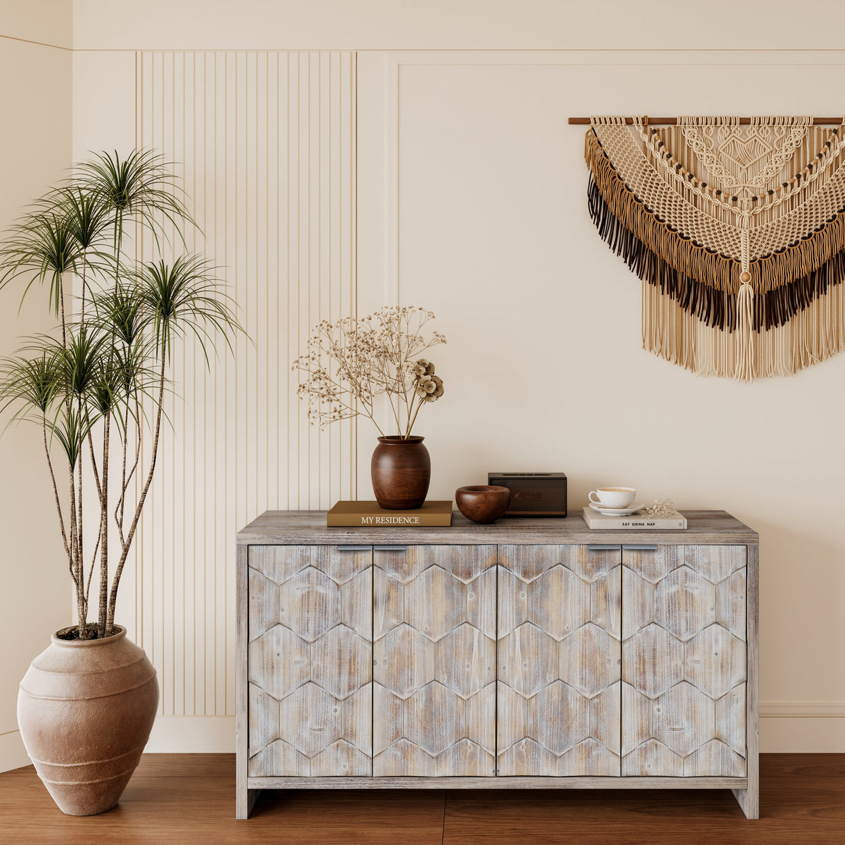 Modern Accent Sideboard