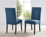 Eleanor Upholstered Dining Chairs with Nailhead Trim - Set of 2