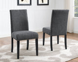 Eleanor Upholstered Dining Chairs with Nailhead Trim - Set of 2