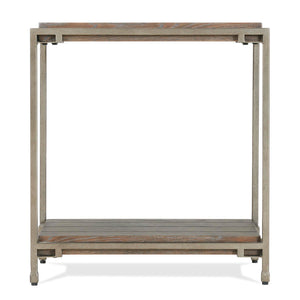Corbeta Metal Frame Wood Living Room Chairside Table