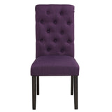 Levi Button Tufted Upholstered Dining Chair, Set of 2