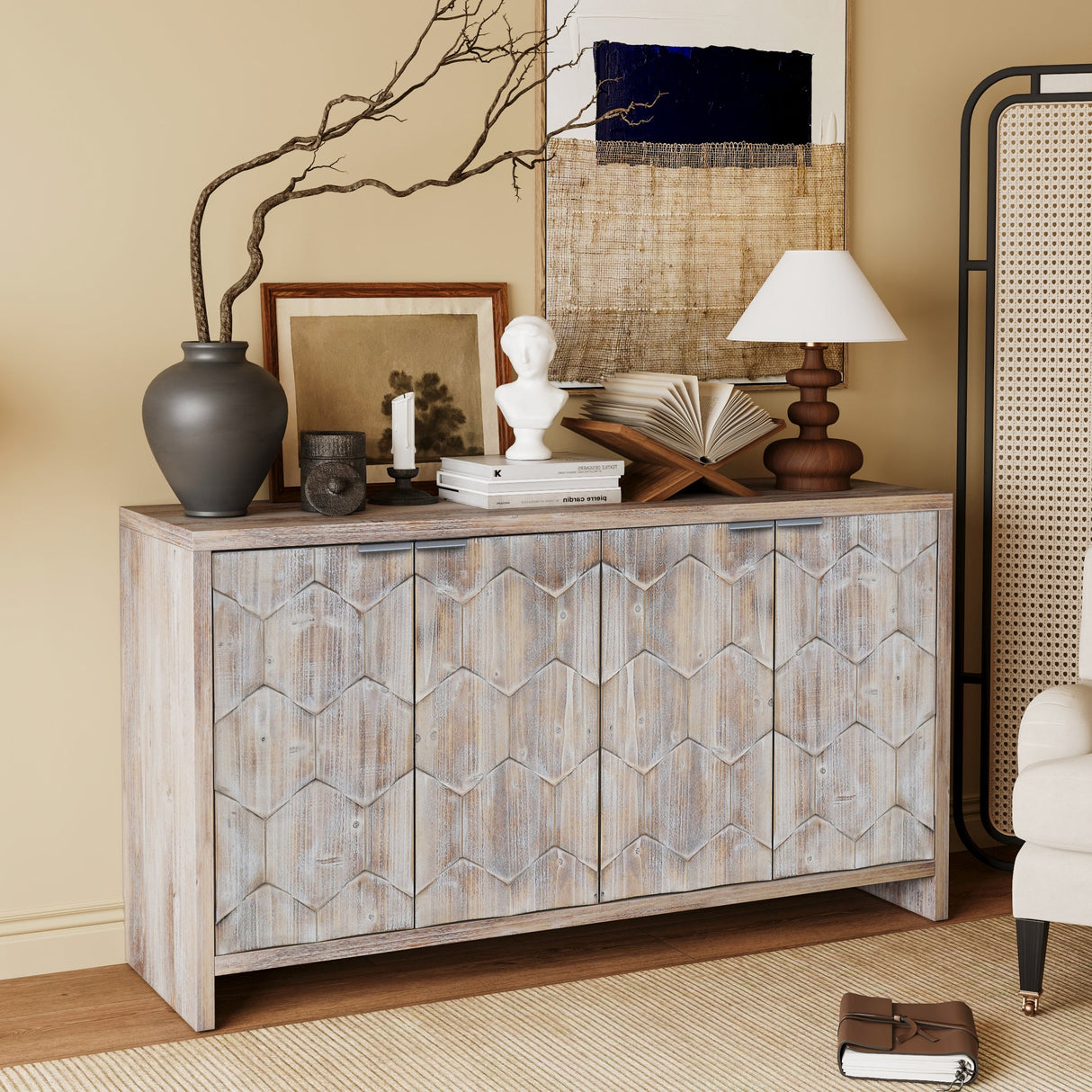 Modern Accent Sideboard