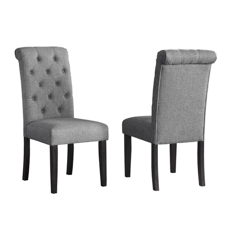Levi Button Tufted Upholstered Dining Chair, Set of 2
