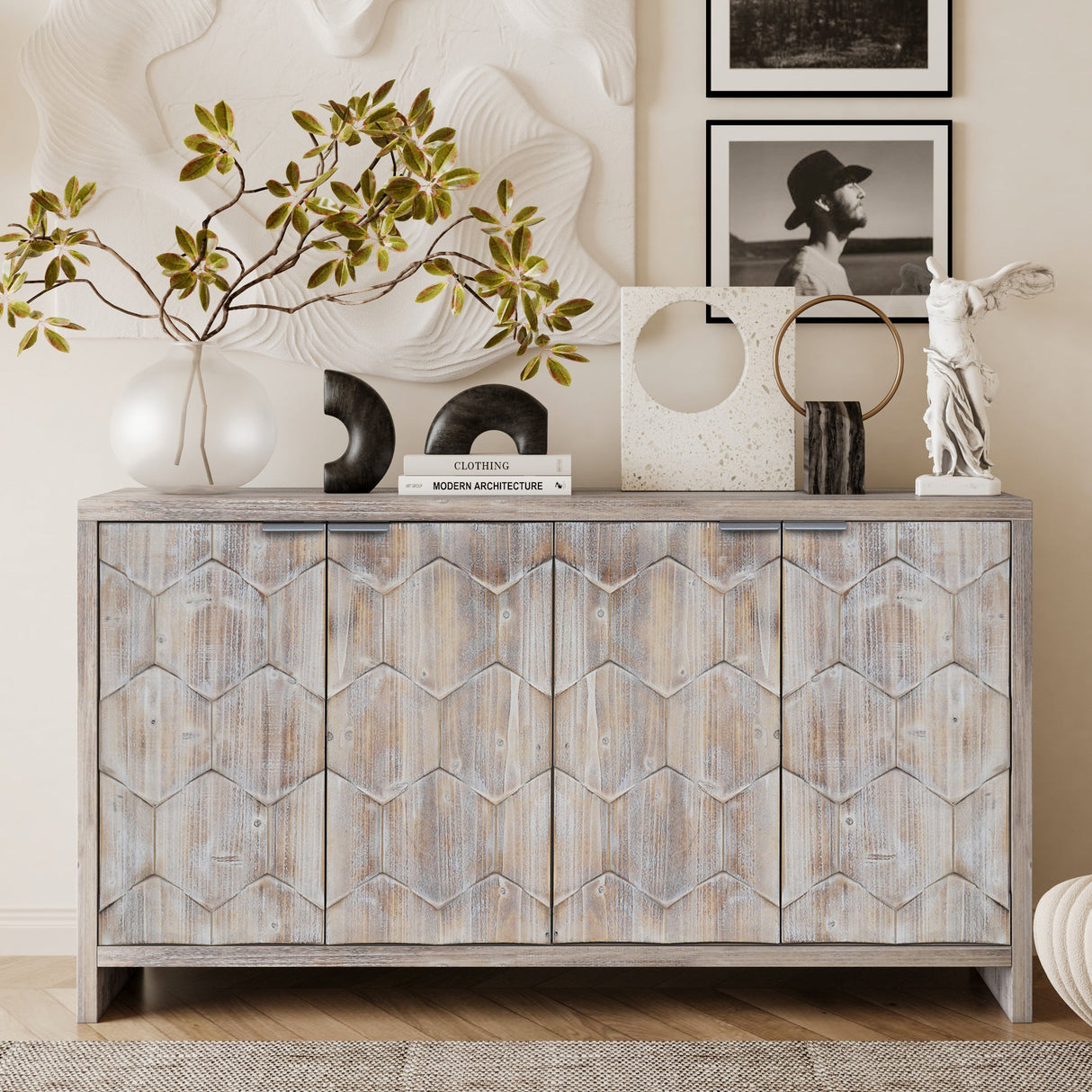 Modern Accent Sideboard