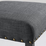 Eleanor Upholstered Dining Chairs with Nailhead Trim, Set of 2