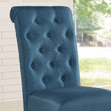 Levi Button Tufted Upholstered Dining Chair, Set of 2