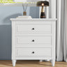 U Style 28" Painted Nightstand with 3 Drawers